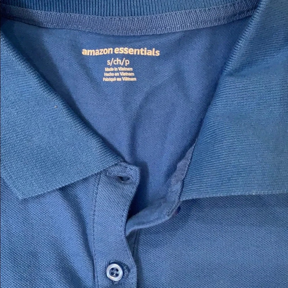NWT Blue Polo Shirt size Small - Picture 2 of 2